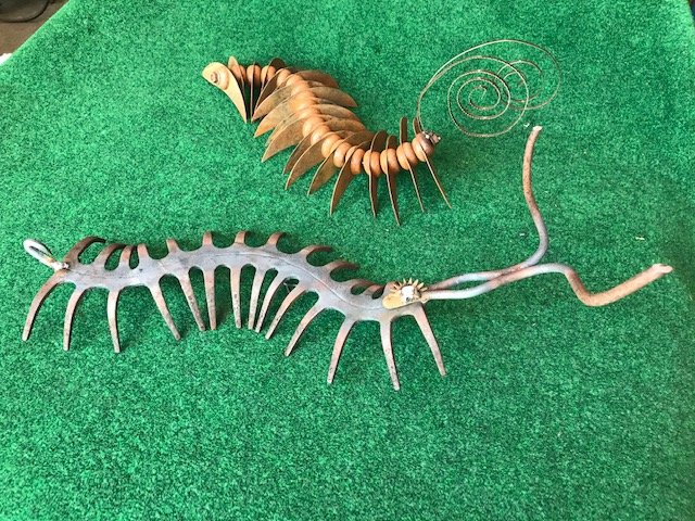    Centipedes  , 18” x 6” x 6” 