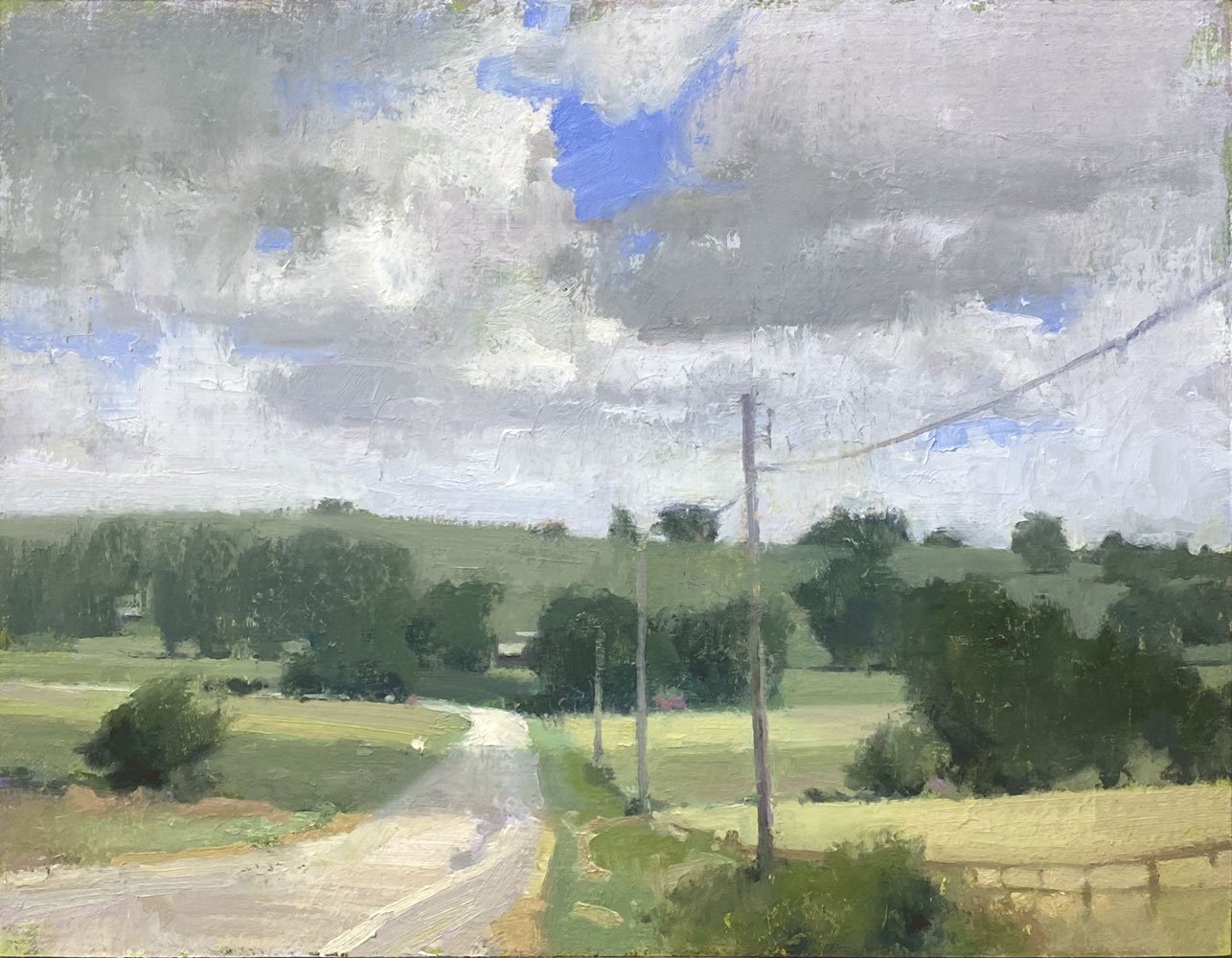   Ozark Paysage  , 14” x 18”, oil on canvas 