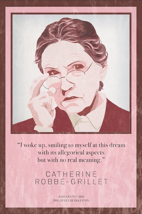    Catherine Bobbe-Grillet   Quote Card, digital illustration 6” x 4” 