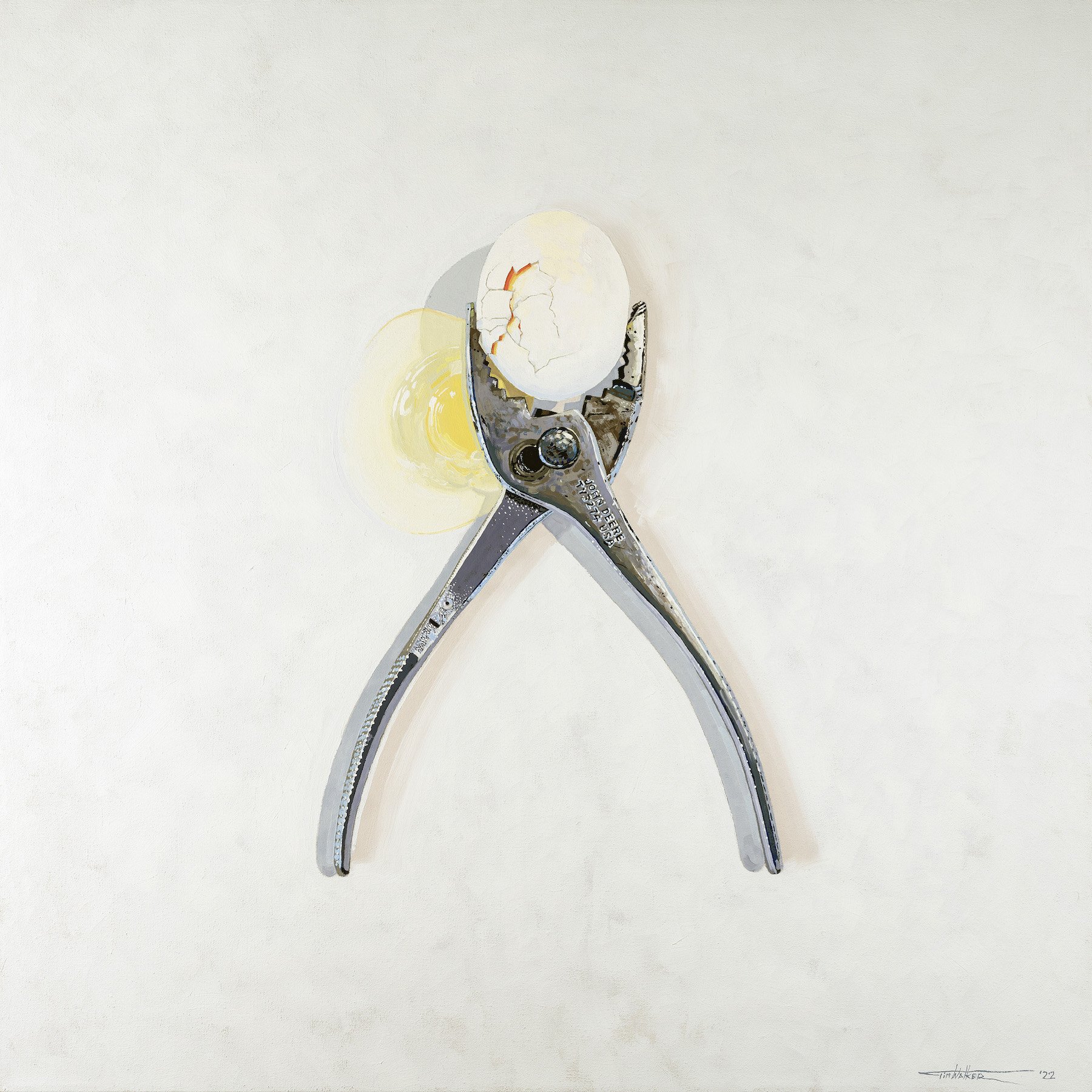    Fragile/Strong No. 1, Grip  , 36” x 36”, oil on canvas 