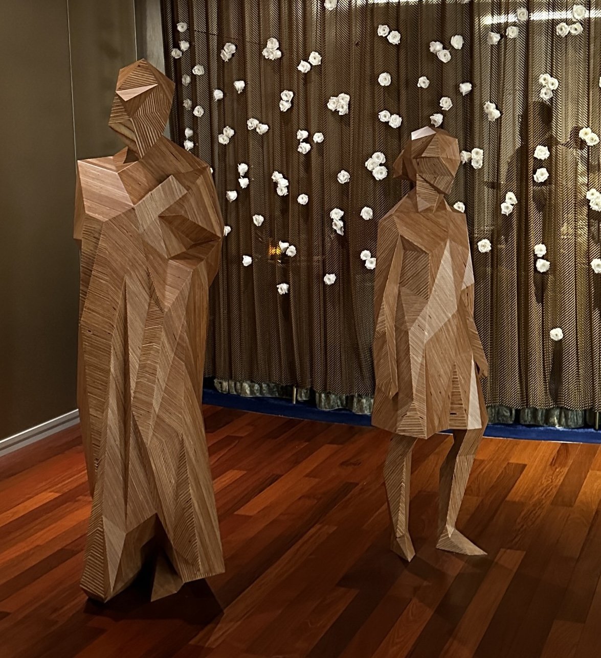    Nataša and Eva  , birch plywood, Xanier Veilhan (French) 