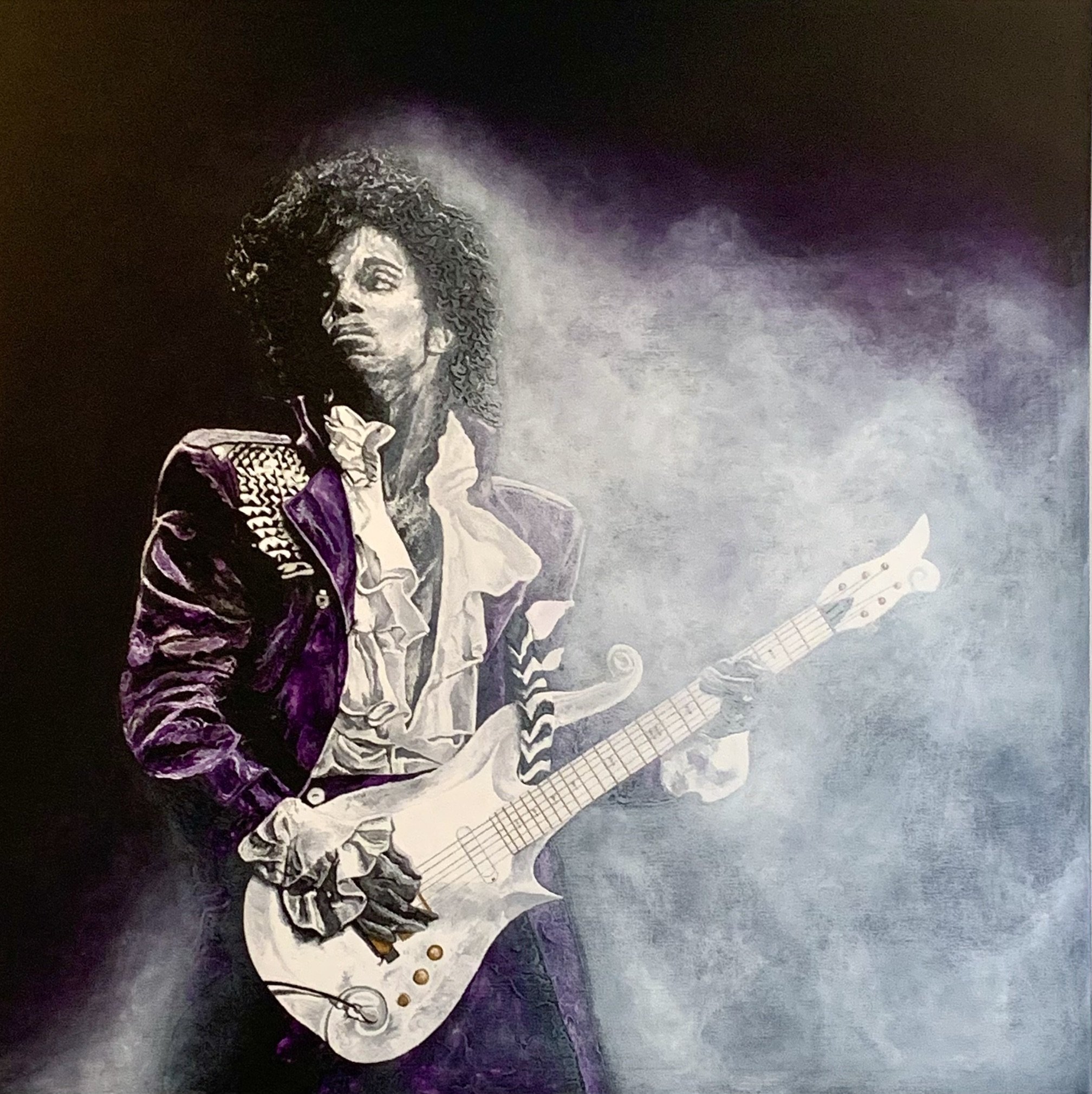    Prince  , 48” x 48”, acrylic on canvas 