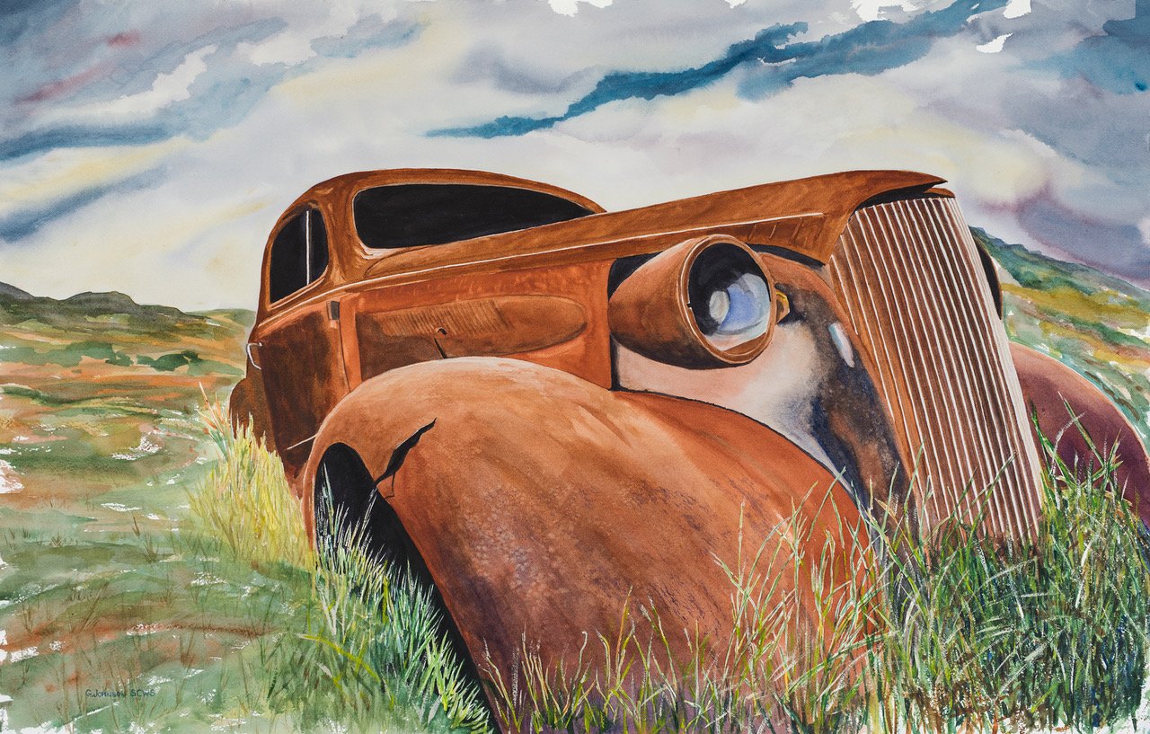    Master Coupe  , 22” x 30”, watercolor 