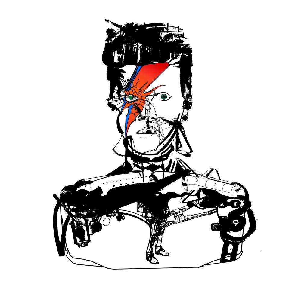    Starman  , digital drawing 