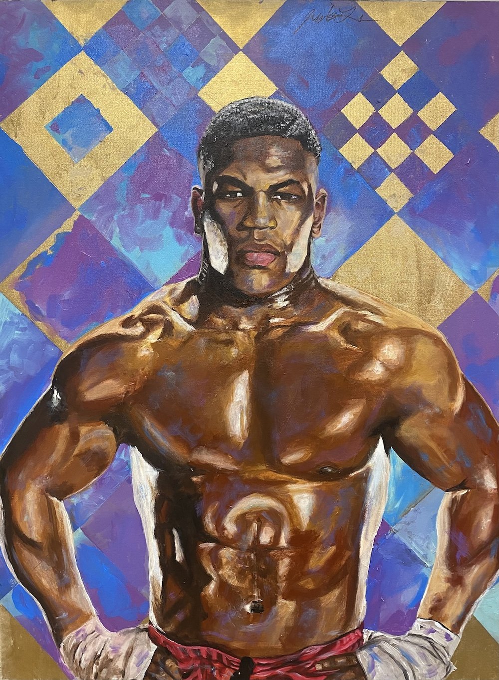    Mike Tyson  , 30” x 24”, acrylic on canvas 