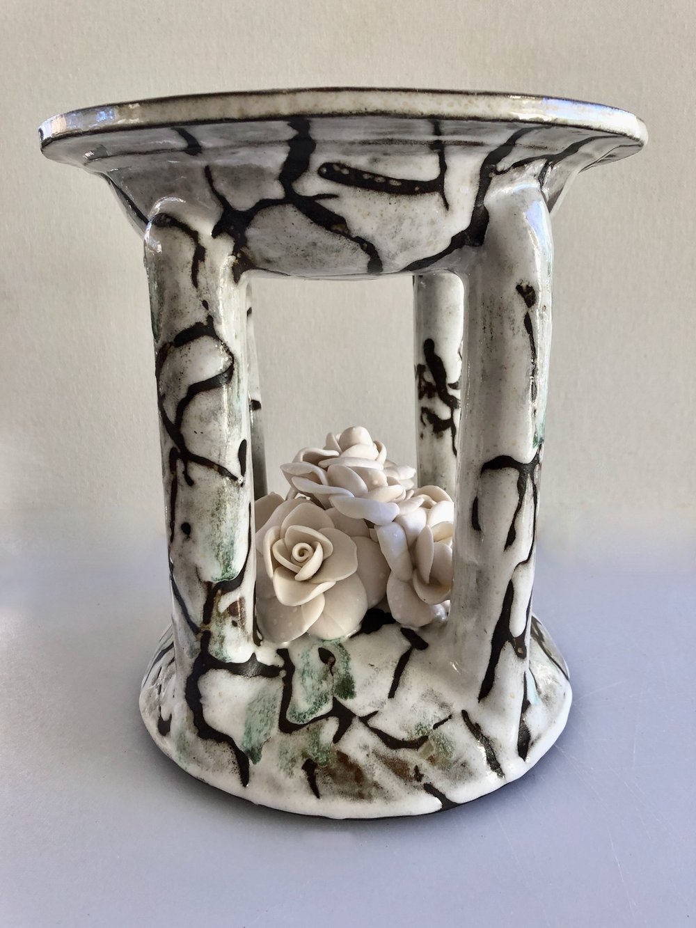    For the Glory of the Cake  , ceramic stoneware with midrange porcelain, 12” x 10” x 10” 