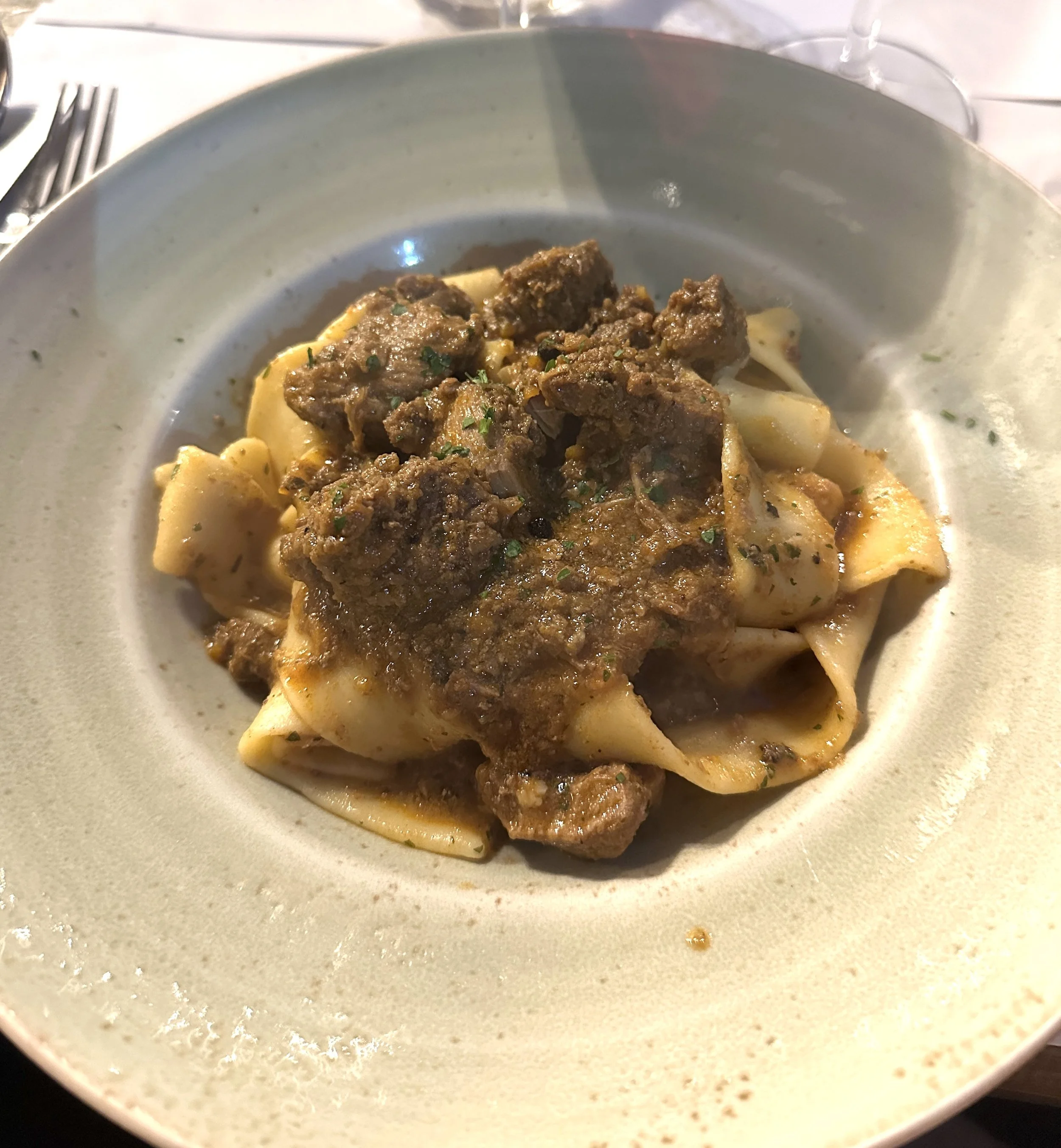  Pappardelle with Wild Boar Sauce 