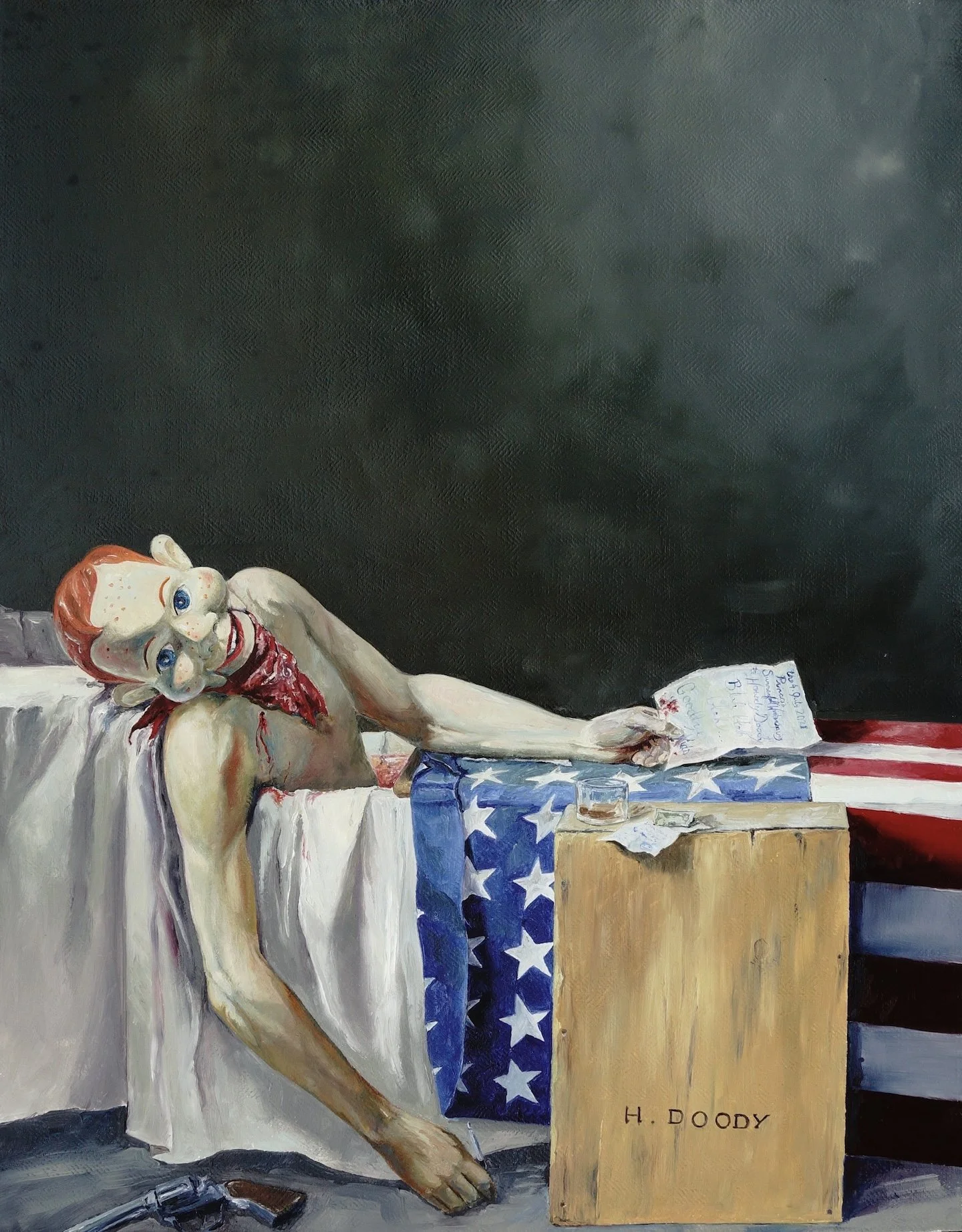 Death of Doody , 28” x 22”, oil on linen