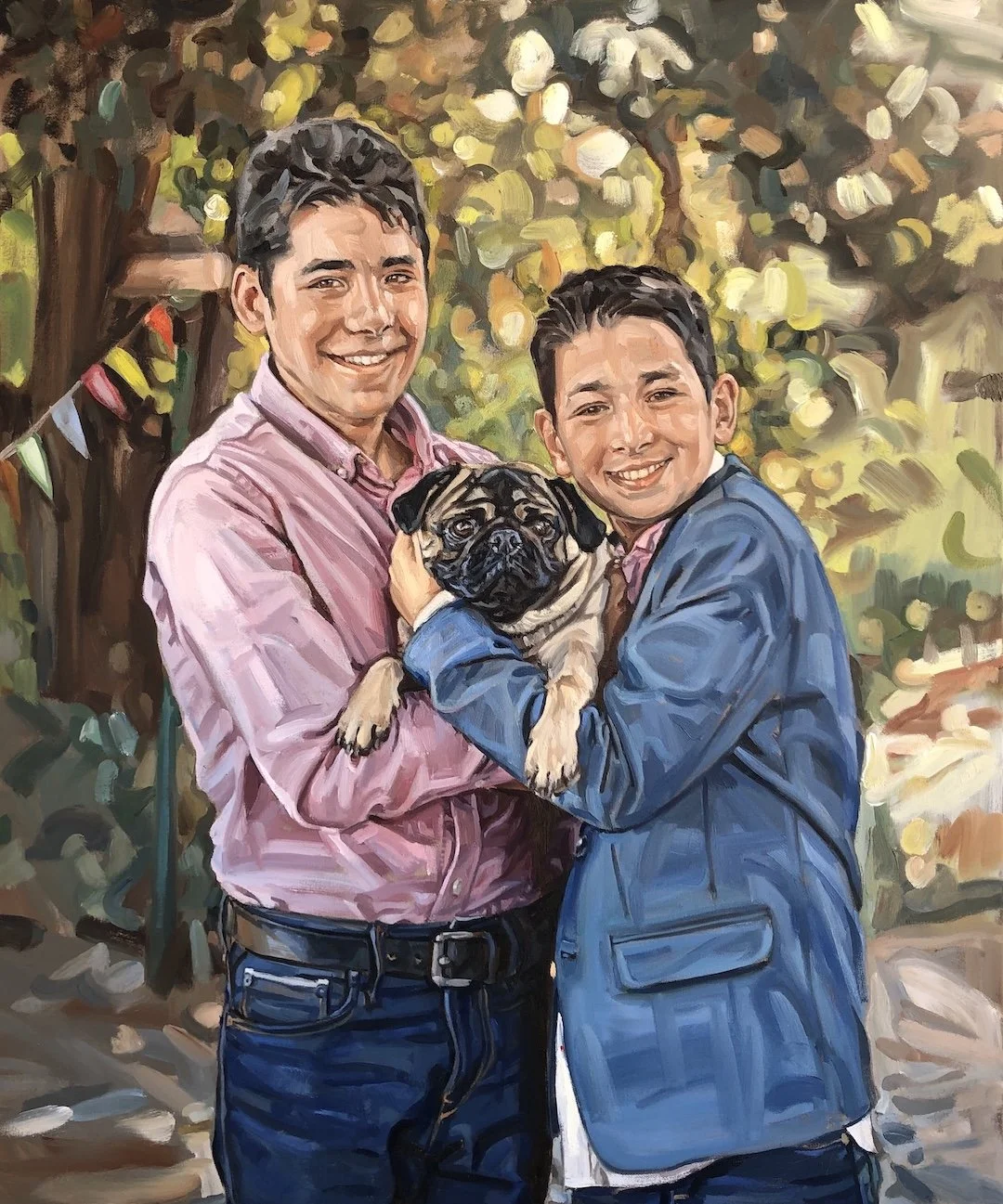 DiMassa Portrait , 40” x 30”, oil on canvas