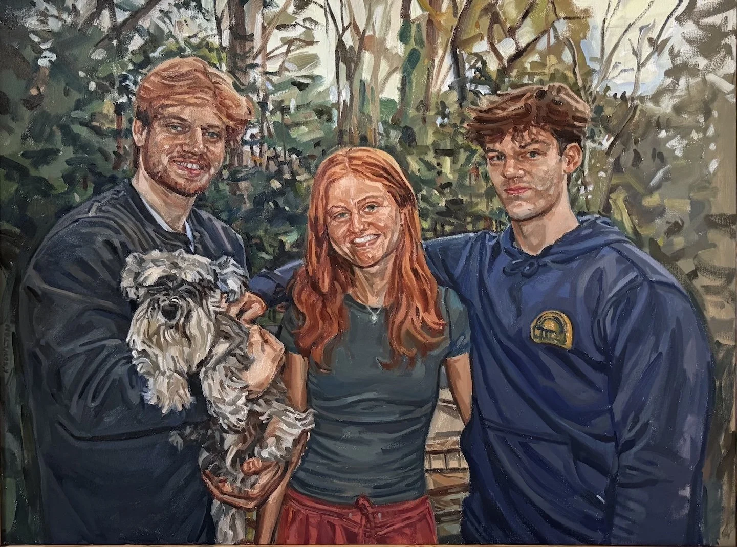 Van Meter Portrait , 30” x 40”, oil on canvas