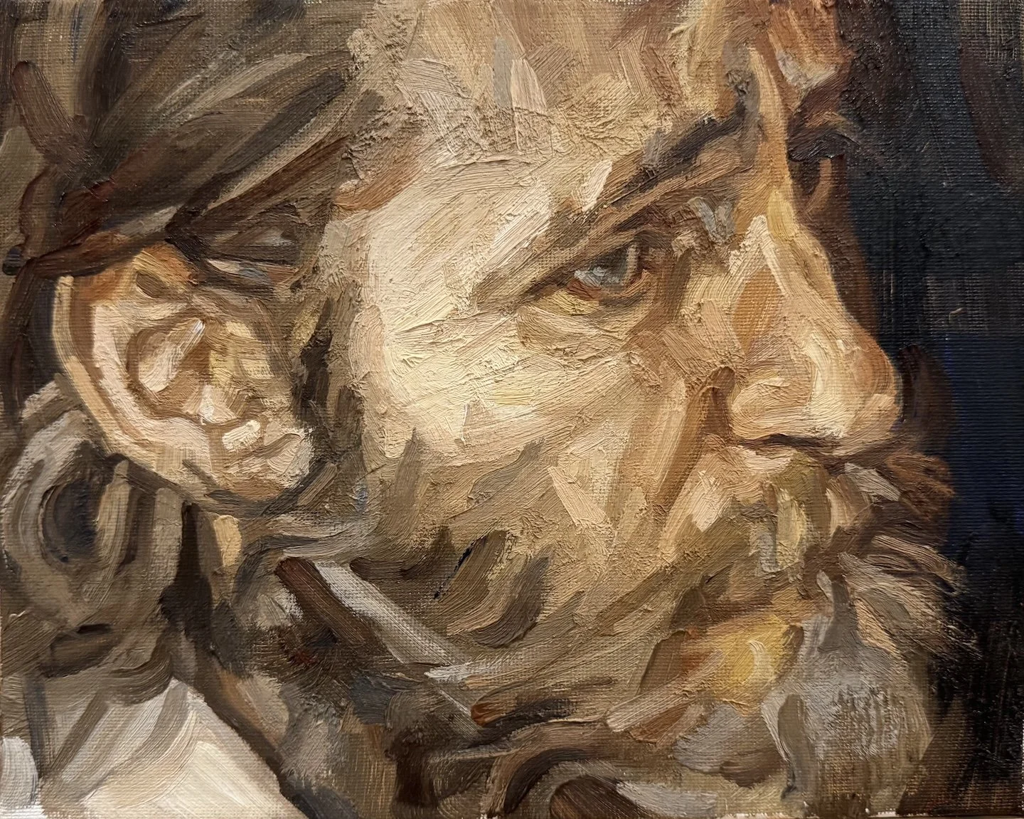 Levon , 8” x 10”, oil on canvas