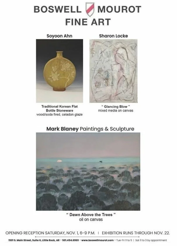 Boswell Mourot Fine Art Presents Soyon Ahn, Sharon Locke and Mark Blaney