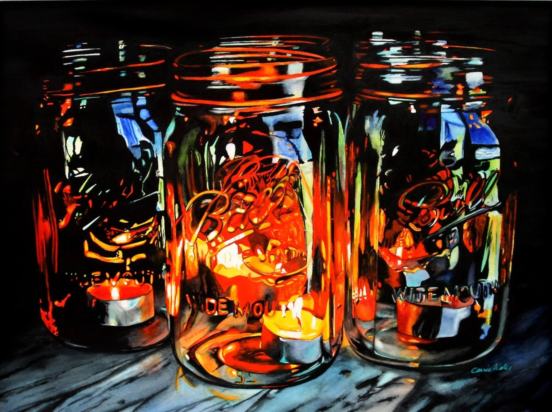    Celebration  , 17” x 24”, watercolor on paper 