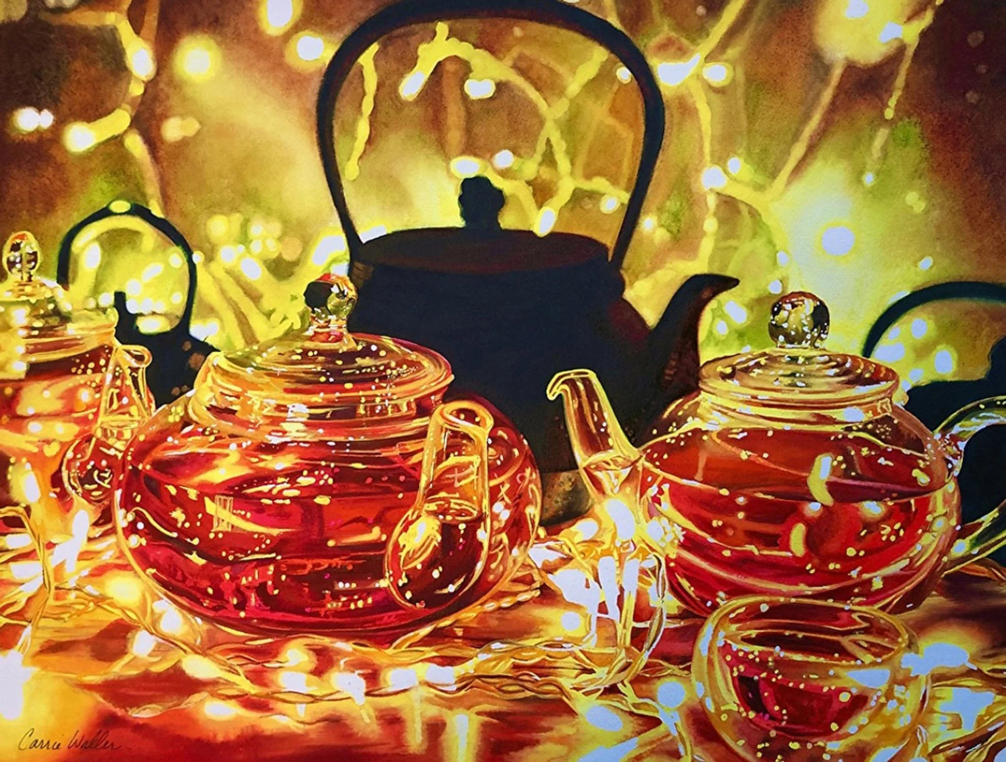    Hikari  , 20” x 16”, watercolor on paper 