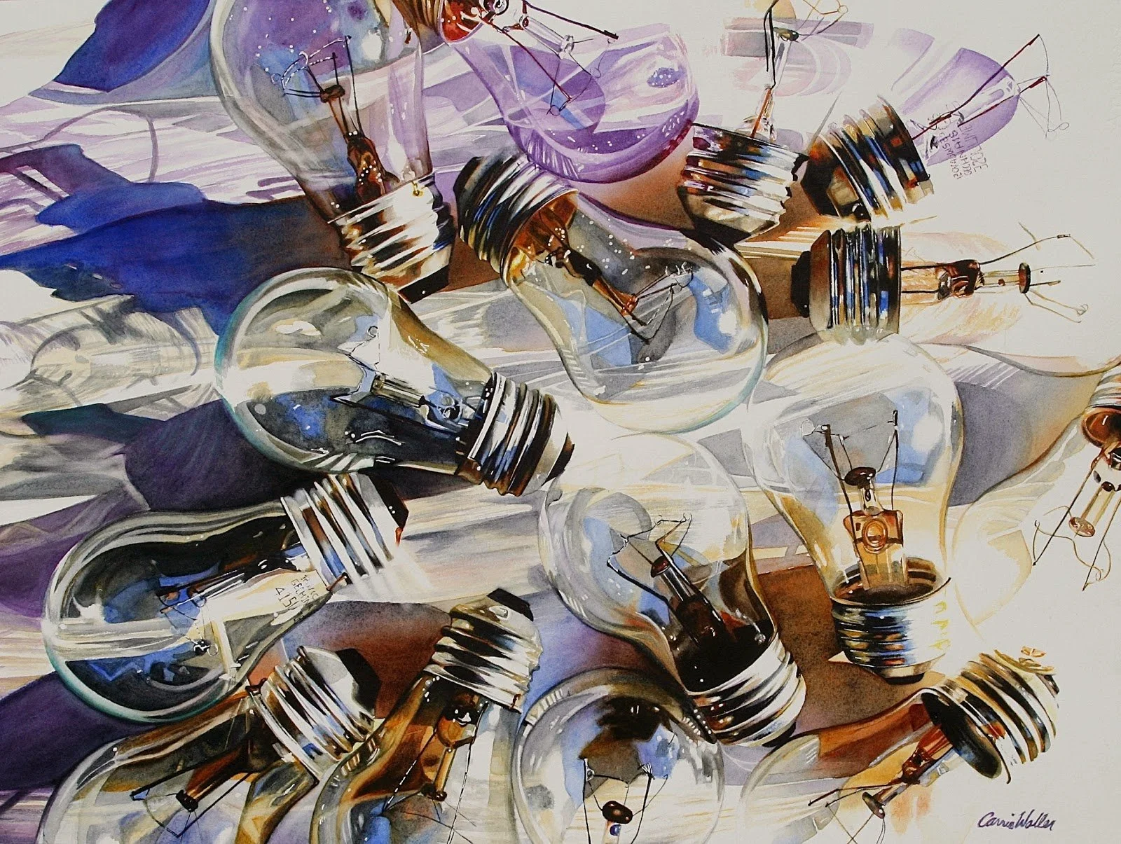    Banned  , 18” x 24”, watercolor on paper 