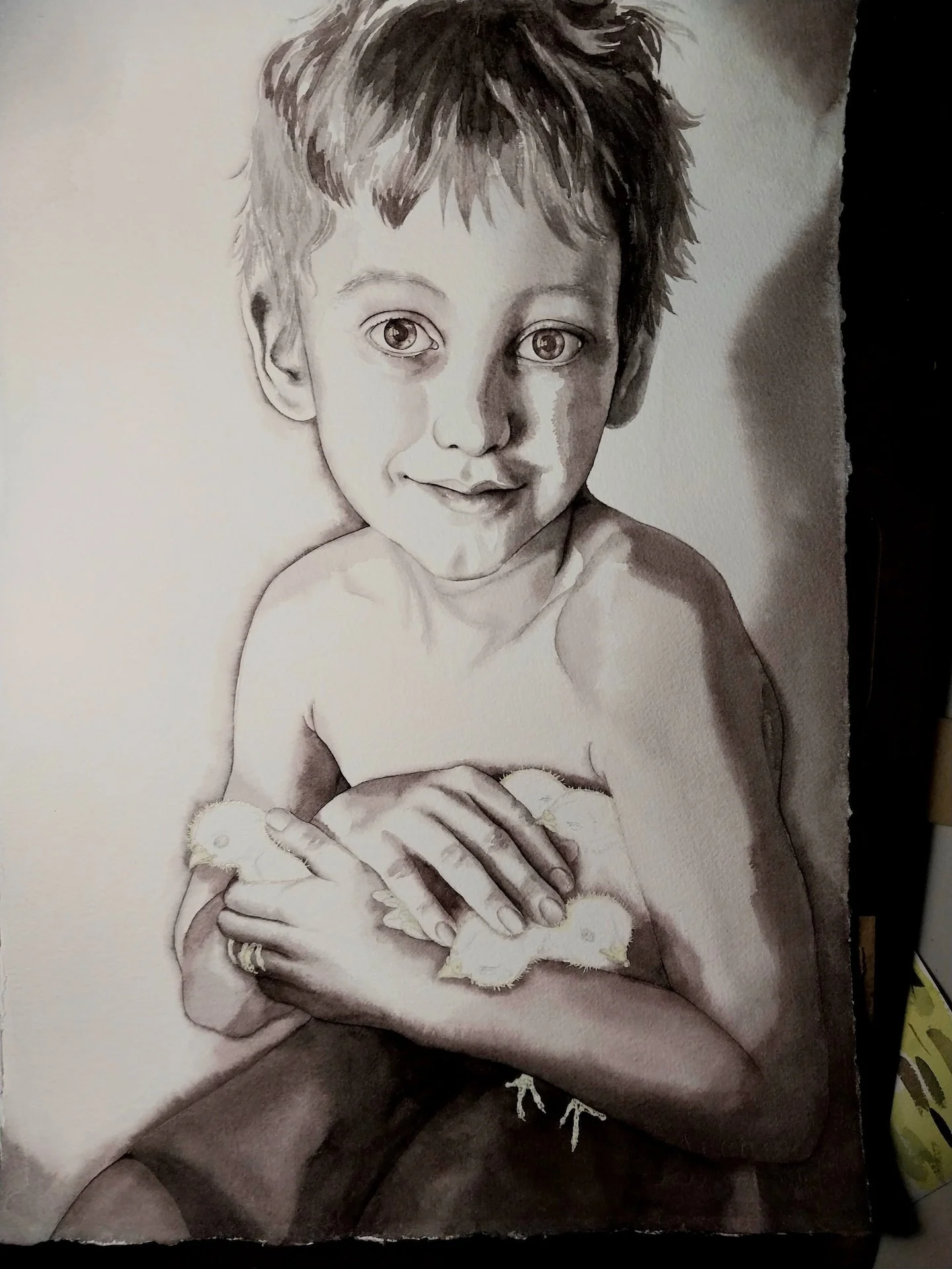    Chick Magnet   (underpainting A) 