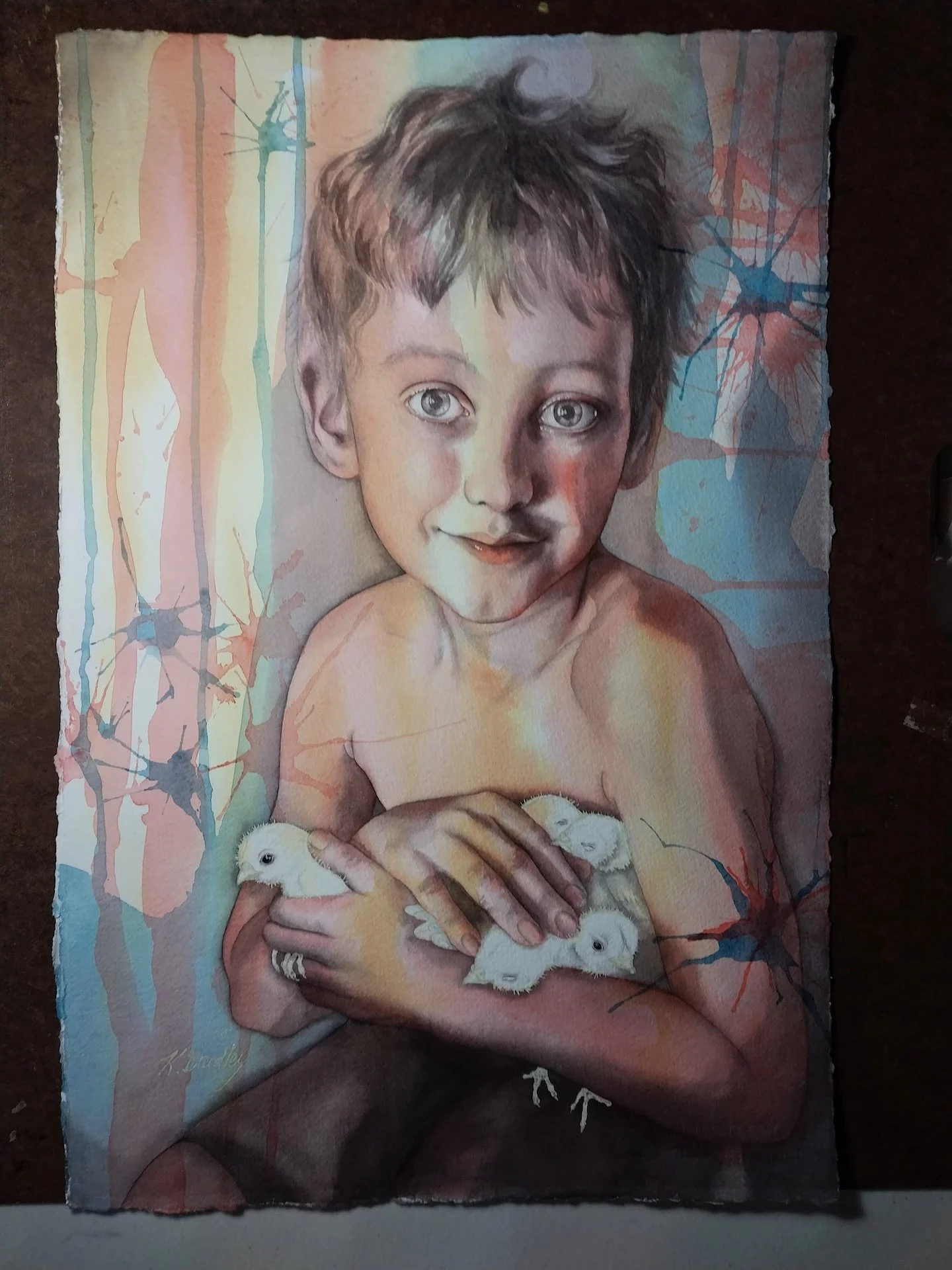    Chick Magnet   (underpainting B) 
