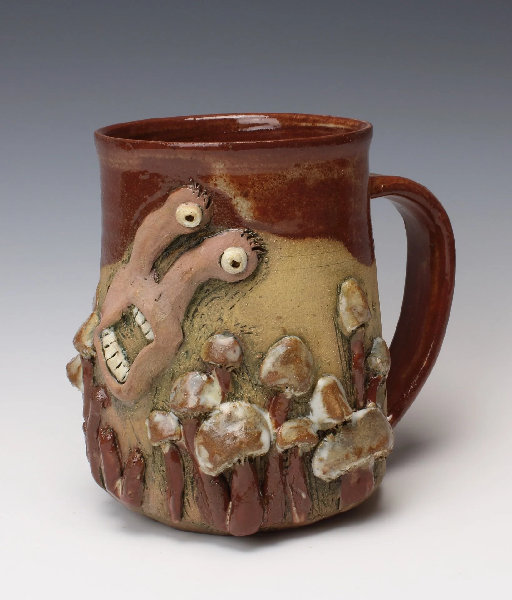    Slug Feast Mug  , stoneware, glaze 
