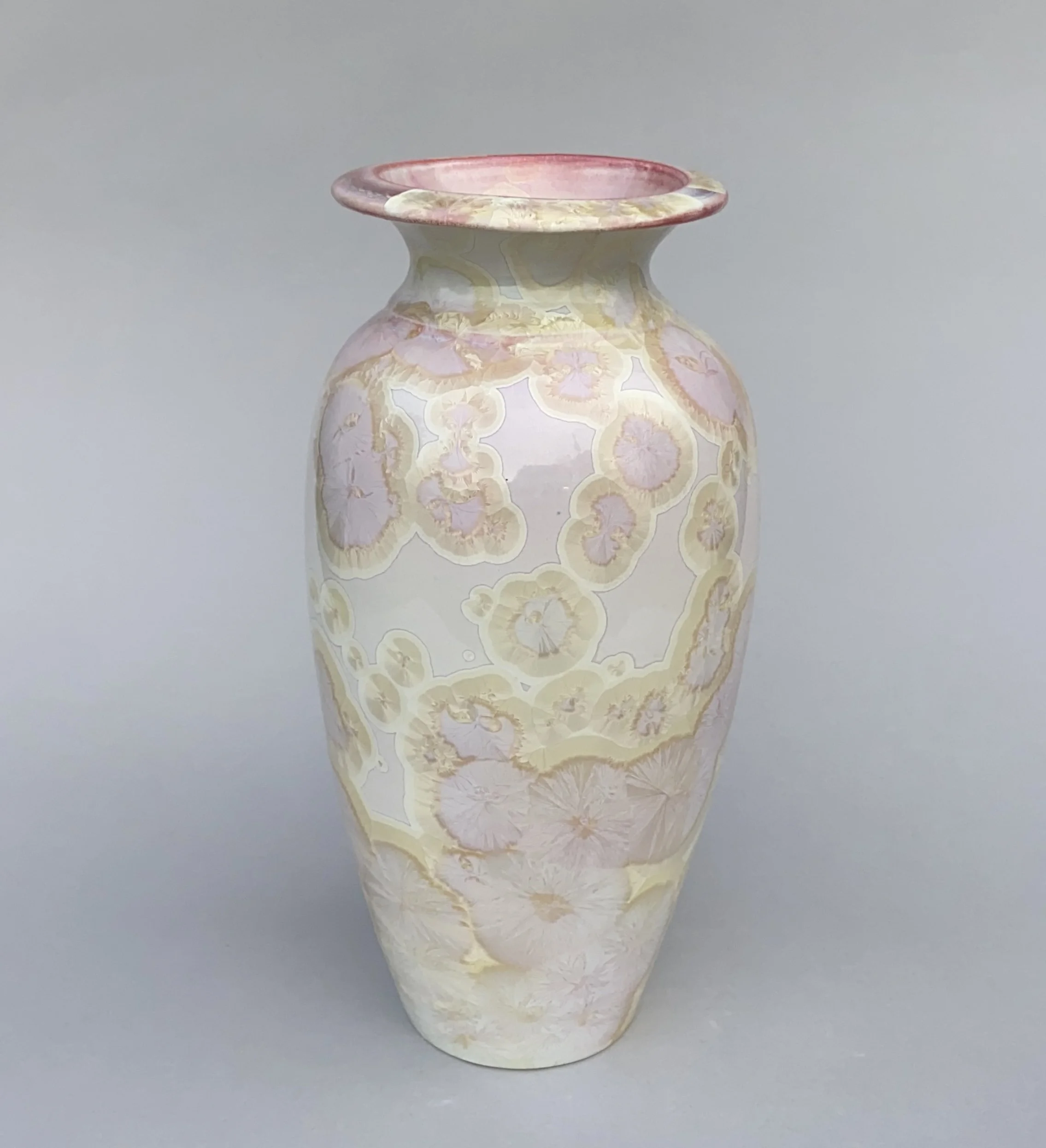    Pink Vase  , porcelain, 13” x 9” 