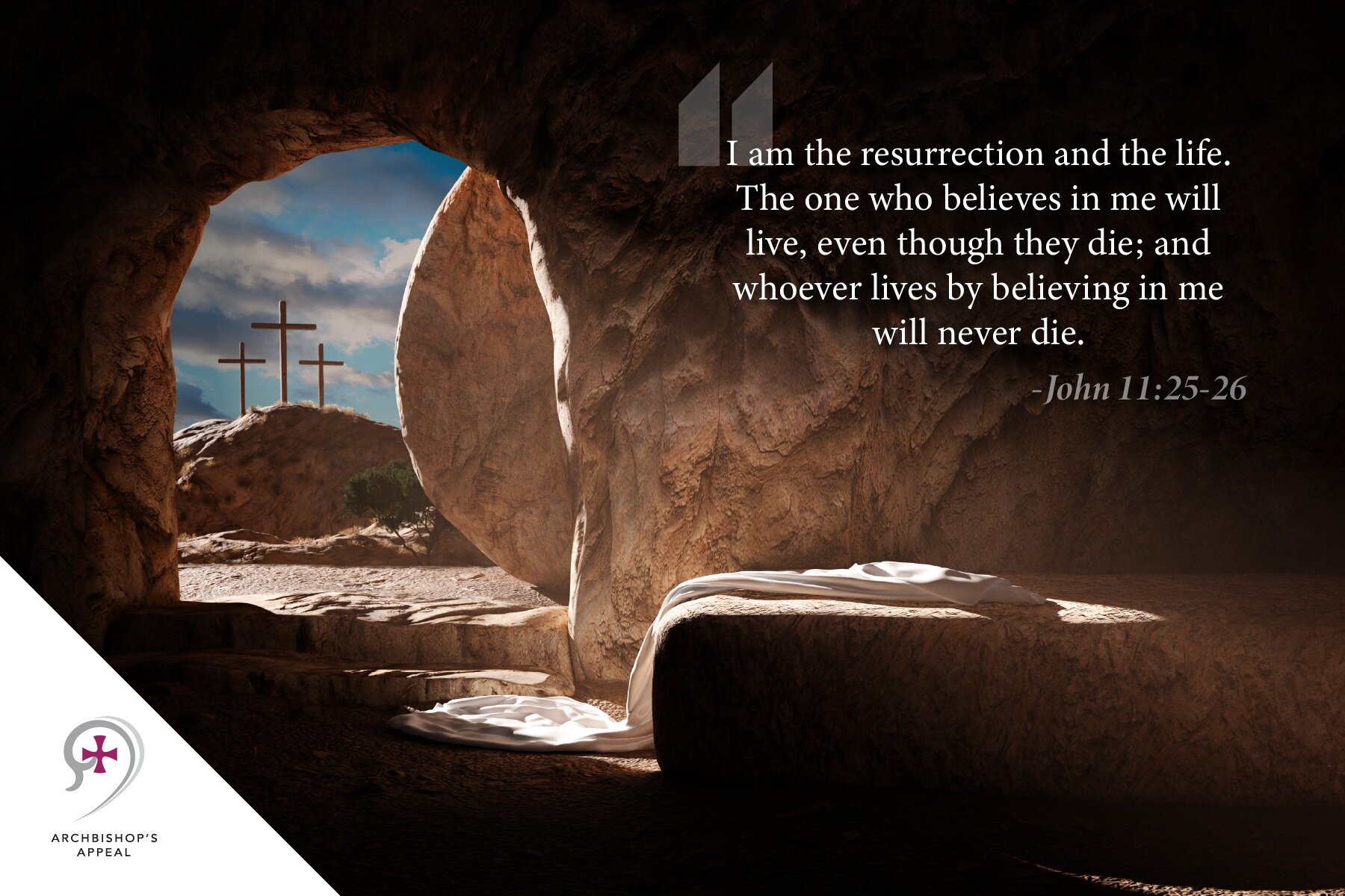 Jesus said to her, &quot;I am the resurrection and the life. The one who believes in me will live, even though they die; and whoever lives by believing in me will never die.&quot; - John 11:25-26.

#Easter #easter2023