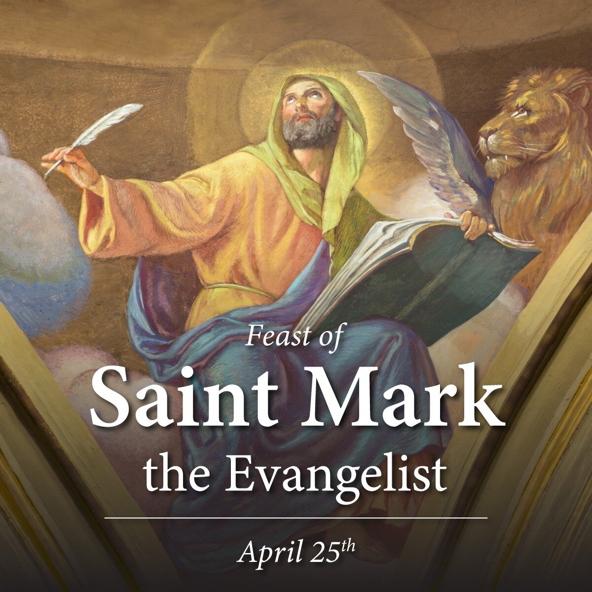 Glorious St. Mark, through the grace of God our Father, you became a great Evangelist, preaching the Good News of Christ. May you help us to know Him well so that we may faithfully live our lives as followers of Christ.

Amen.

 #feastday #prayer #st