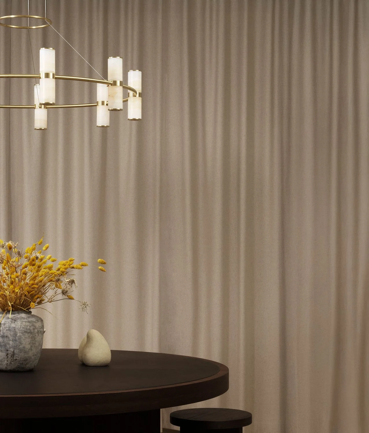 Pars belysning av Anour, utförd med onyx ljus