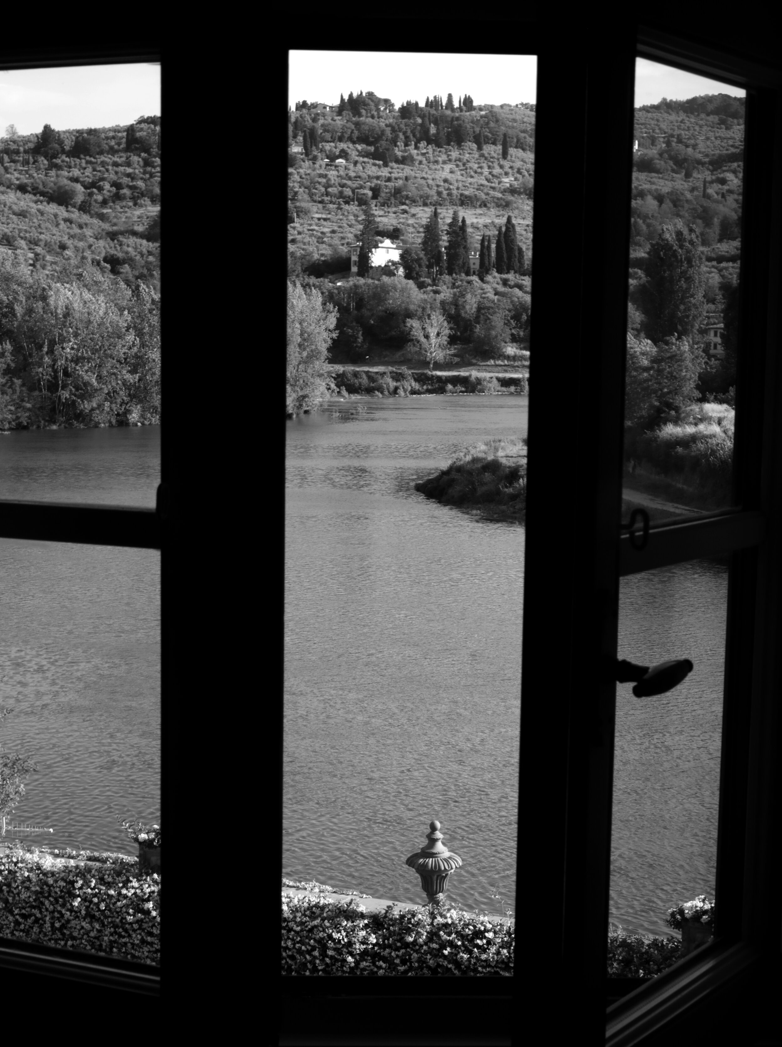 Morning view from my room, Villa La Massa 2019