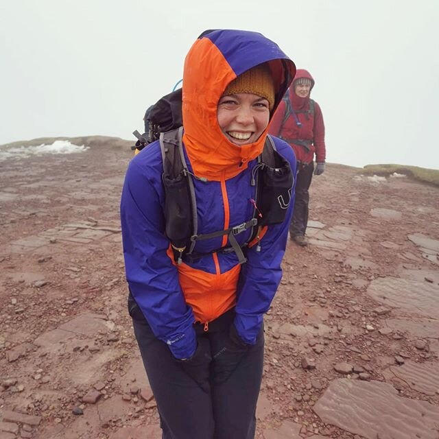 A soggy, foggy and WINDY day out in the Brecons but we bloody loved it. Zero marks for the views, ability to stand up straight and hopes of having any feeling in my fingers, but 10/10 for the PB&amp;J sandwiches, the laughs and the fresh (very fresh!