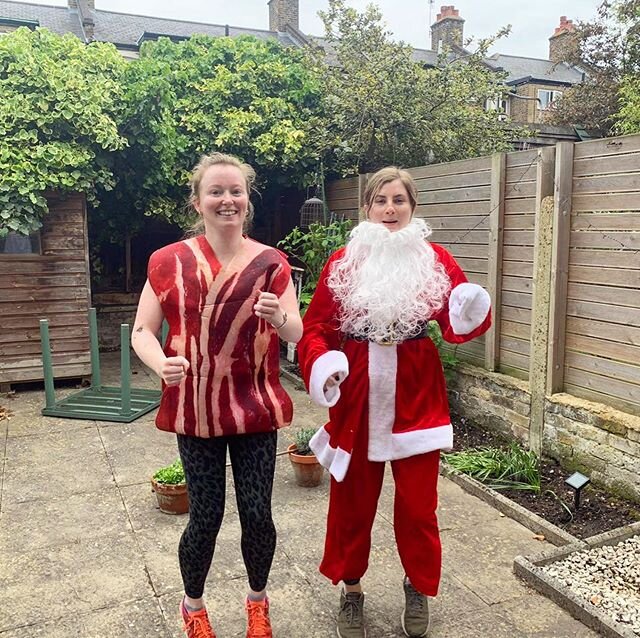 Great afternoon hosting the @indoor_relay. Santa showed up with a rasher of bacon, we saw a performance of the Hoedown Throwdown, I revealed my weirdest celebrity crush and my parents outed me as a control freak* to the entire internet. But we raised