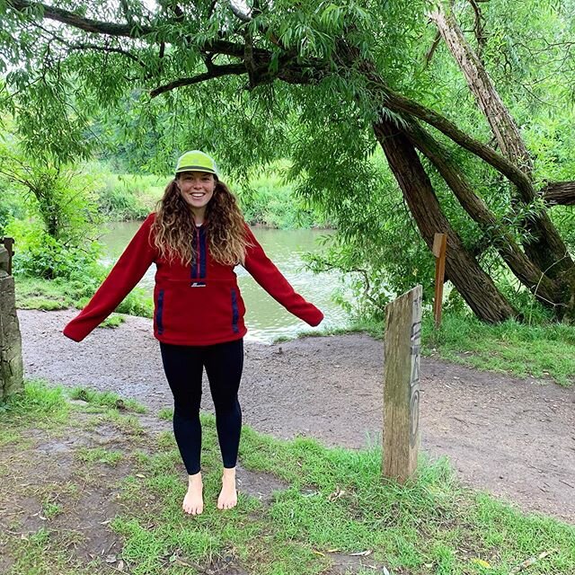 Seven days of wild swims done with @angharadcaswell 🏊🏻&zwj;♀️🥳. Five dips in the River Avon at our favourite spot near home, one trip to the seaside and one splash in a weir on the Thames, feat. a mini heatwave, several rain storms, some guest app