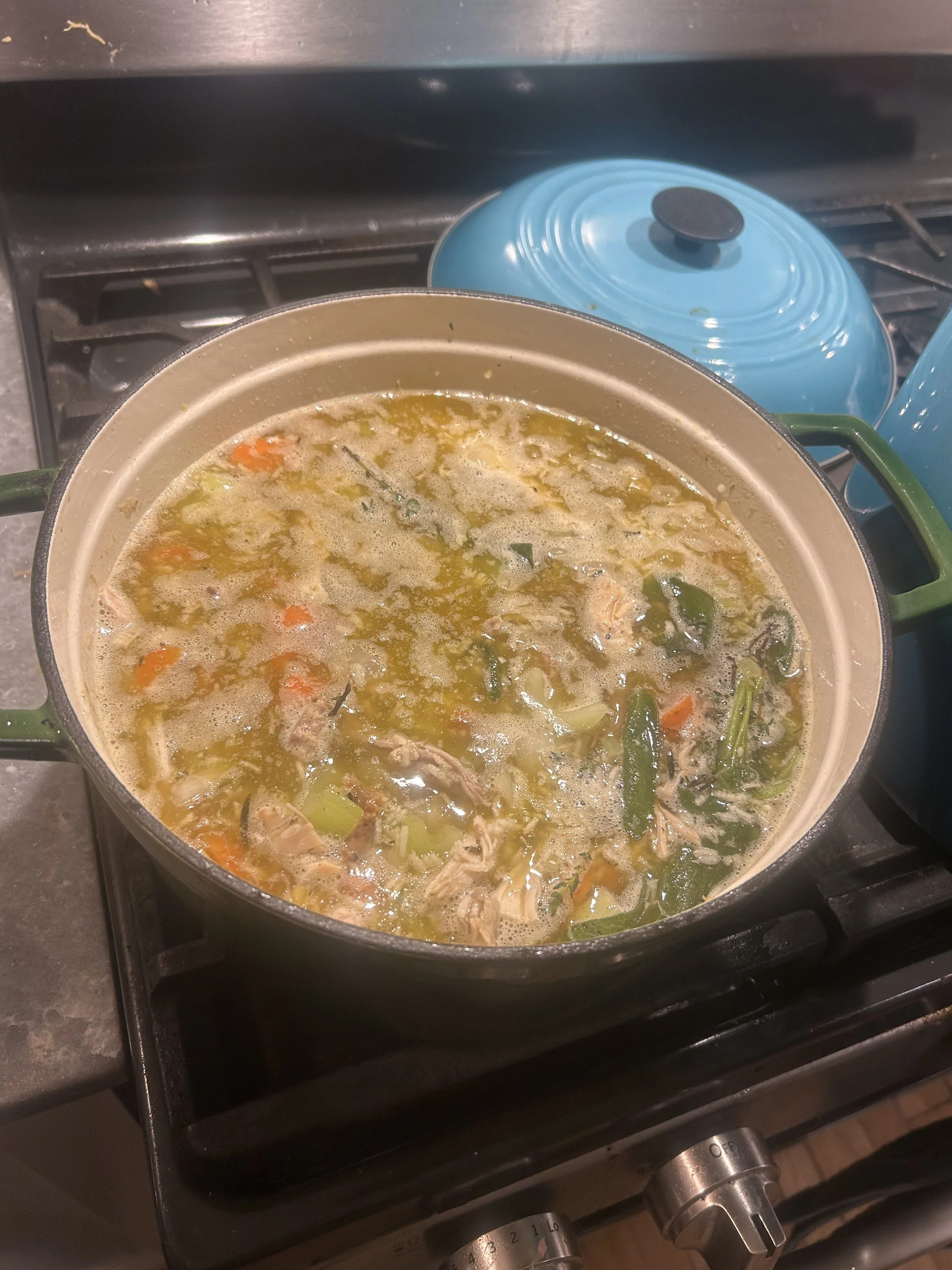 How to Make Bone Broth &amp; Soup From A Turkey or Chicken Carcass