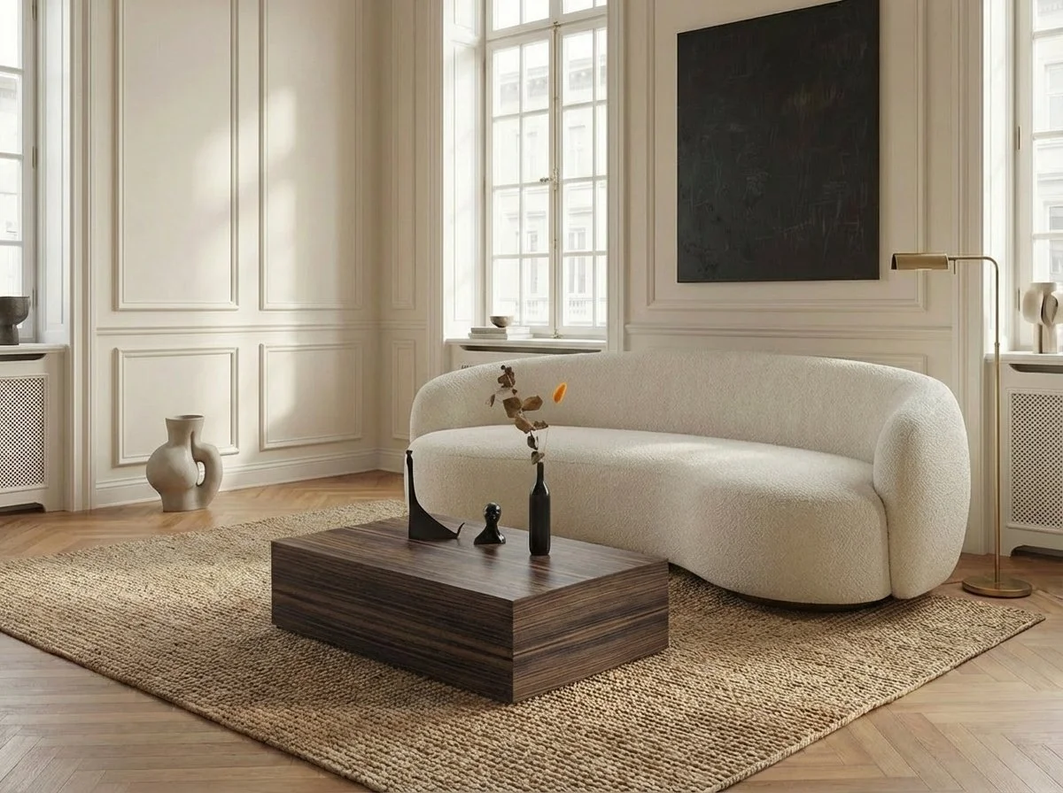 Low Coffee Table - Ebony Makassar