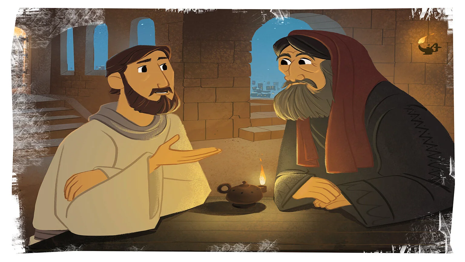 Jesus Teaches Nicodemus the Gospel!