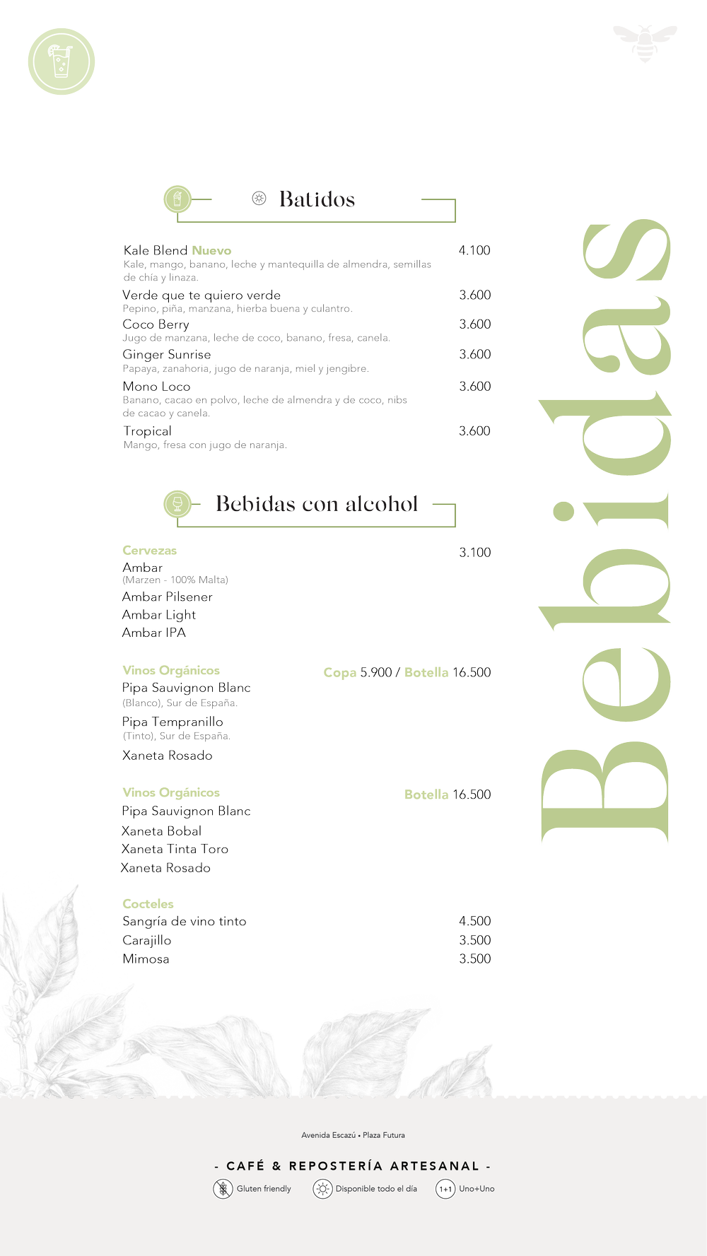 Menú Principal — Búlali