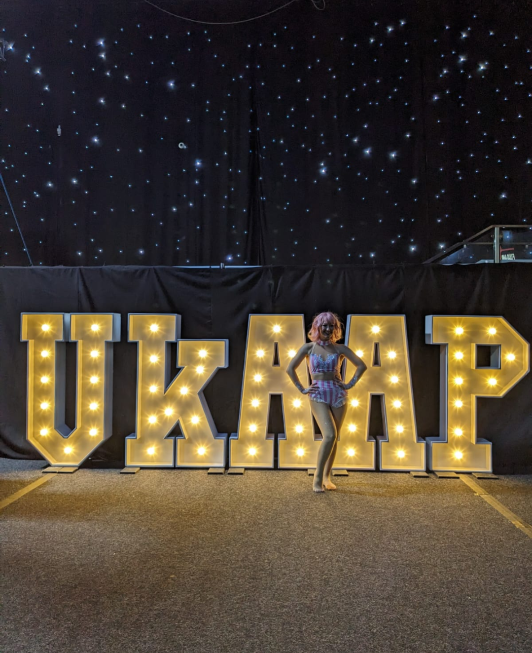emma standing proud at UKAAP