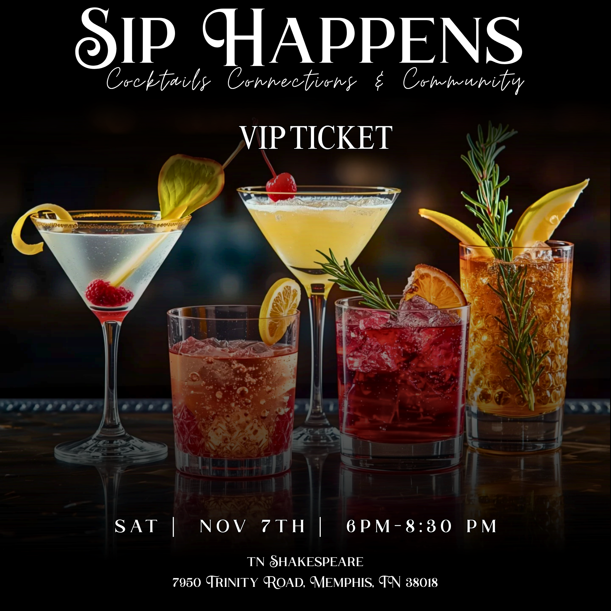 Sip Happens VIP Ticket