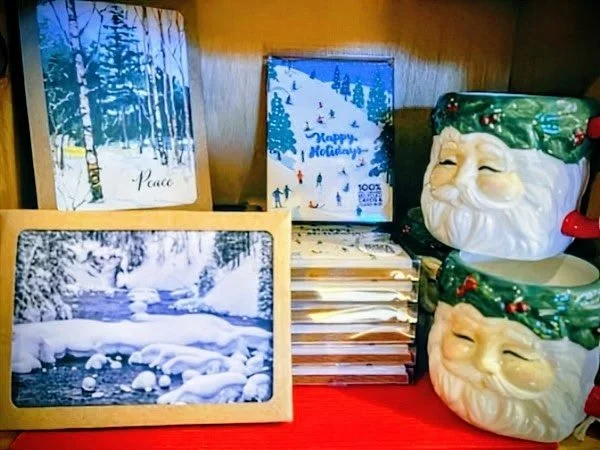 Our carefully chosen selection of boxed Christmas cards has arrived. Snail mail filled with love is still the best!