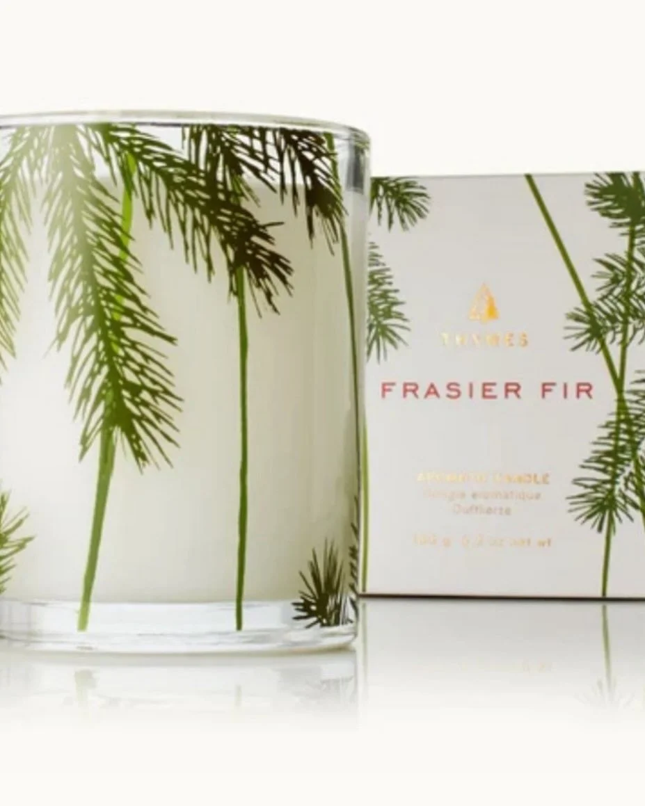 &lsquo;Tis the season for all things Frasier Fir. Cozy up to this iconic scent from Minnesota-based Thymes company.