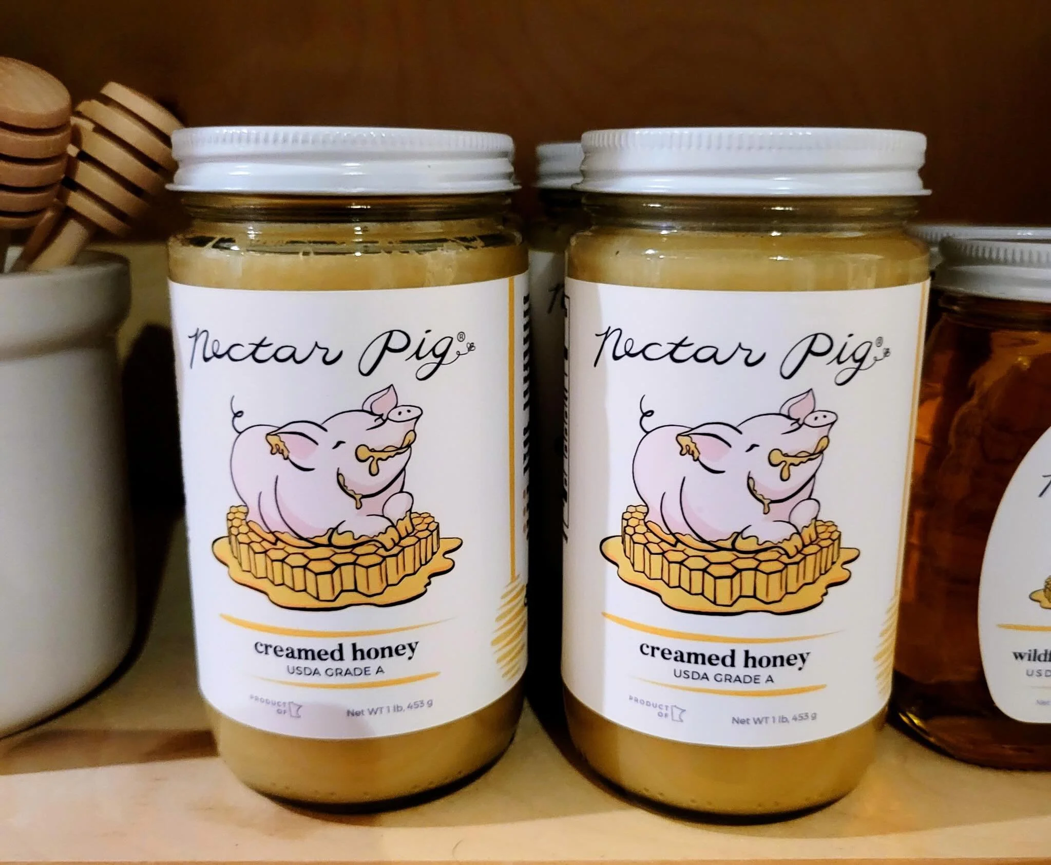 Dreamy, creamy honey from Nectar Pig, a family-run beekeeping business right here in Duluth, MN.