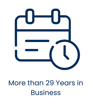 More than 29 years in business