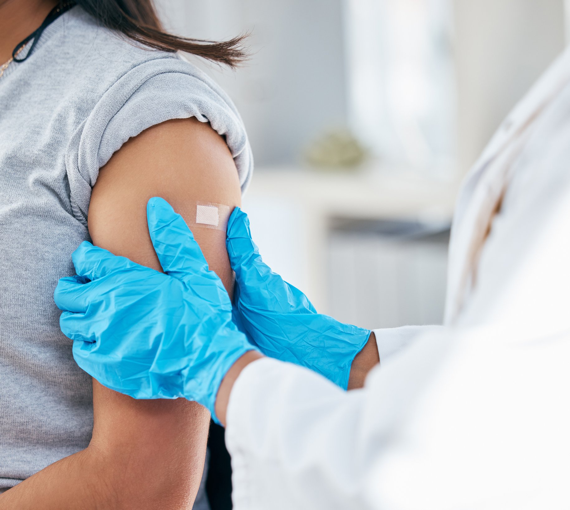 Vaccine shots for preventable diseases 