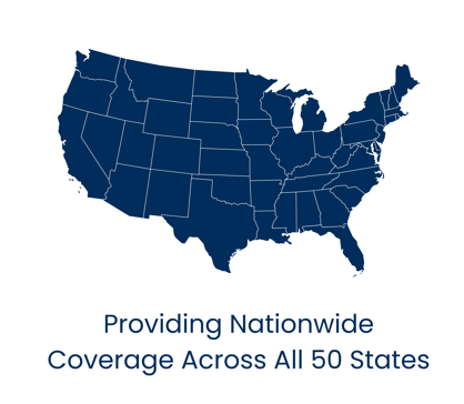 Providing nationwide coverage across all 50 states