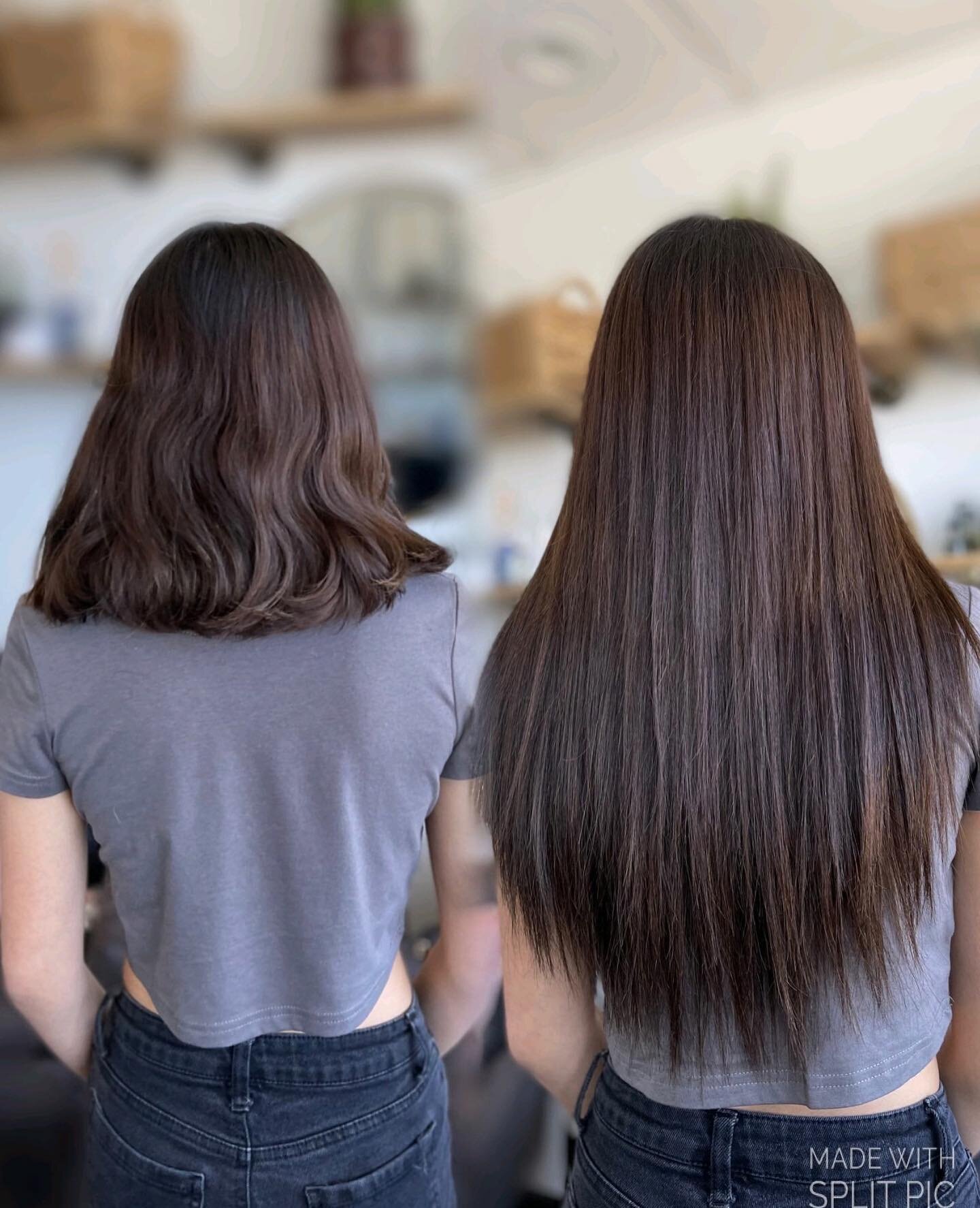HOW MANY ROWS??

If you&rsquo;re thinking 2 rows, that is a hard no&hellip; unless of course you have extra thin/fine hair&hellip; like see through hair.

For a blunt bob more than likely you will need 3-4 rows to get it to blend depending on how thi