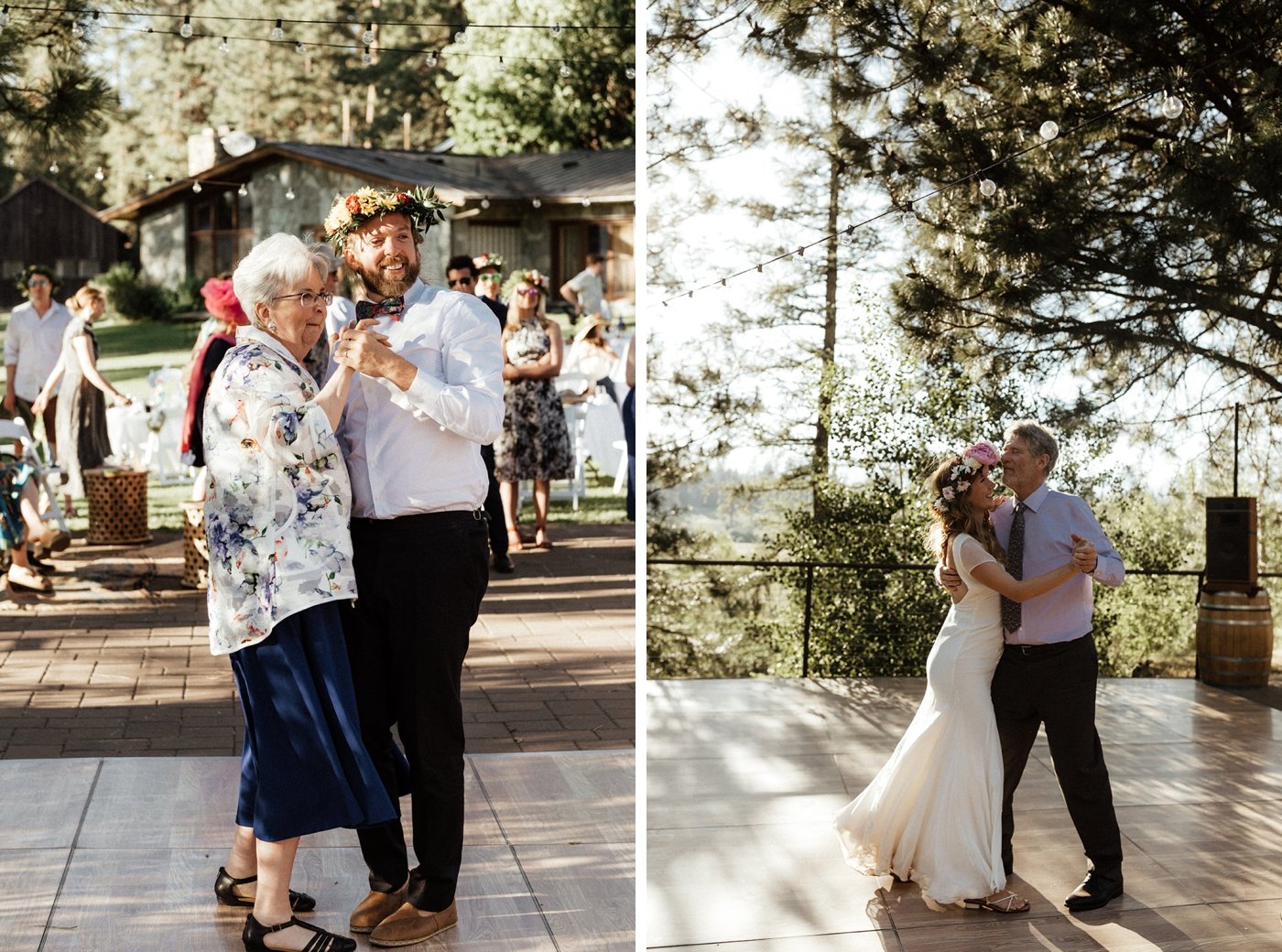 Father daughter and Mother Son dances