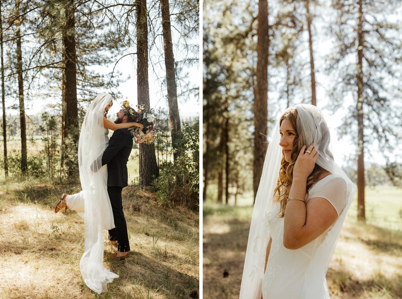 Bride in the Francesca gown by Daughters of Simone