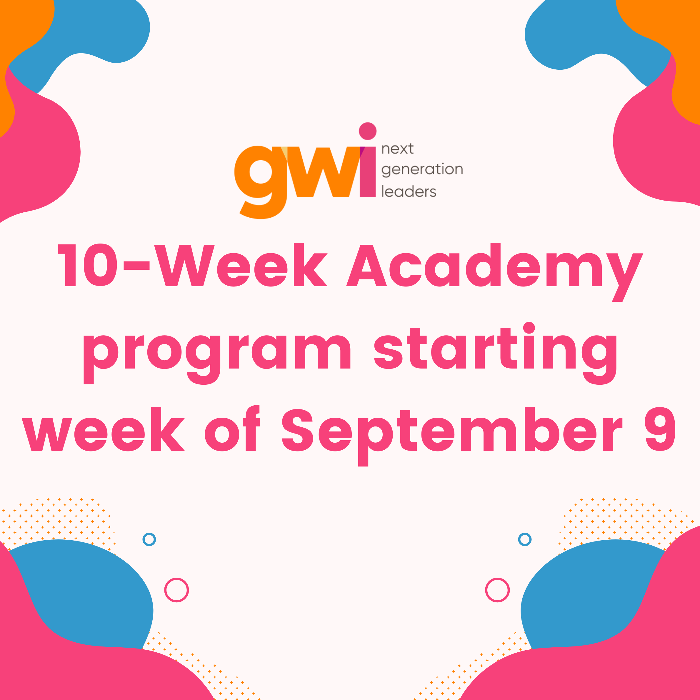 Girls With Impact 10-Week Academy Starting week of September 9