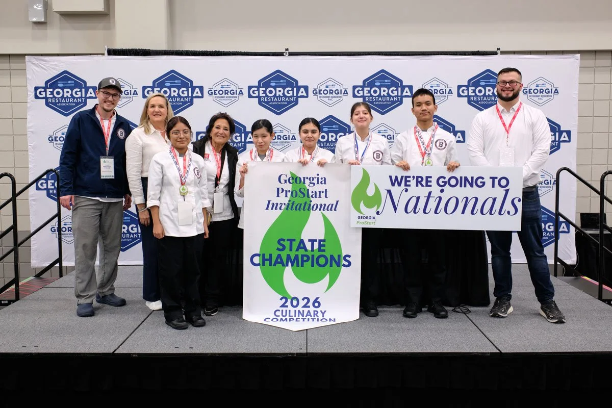 Berkmar High School's ProStart Team A. Photo credit: Brandon Amato - www.brandonjohnamato.com