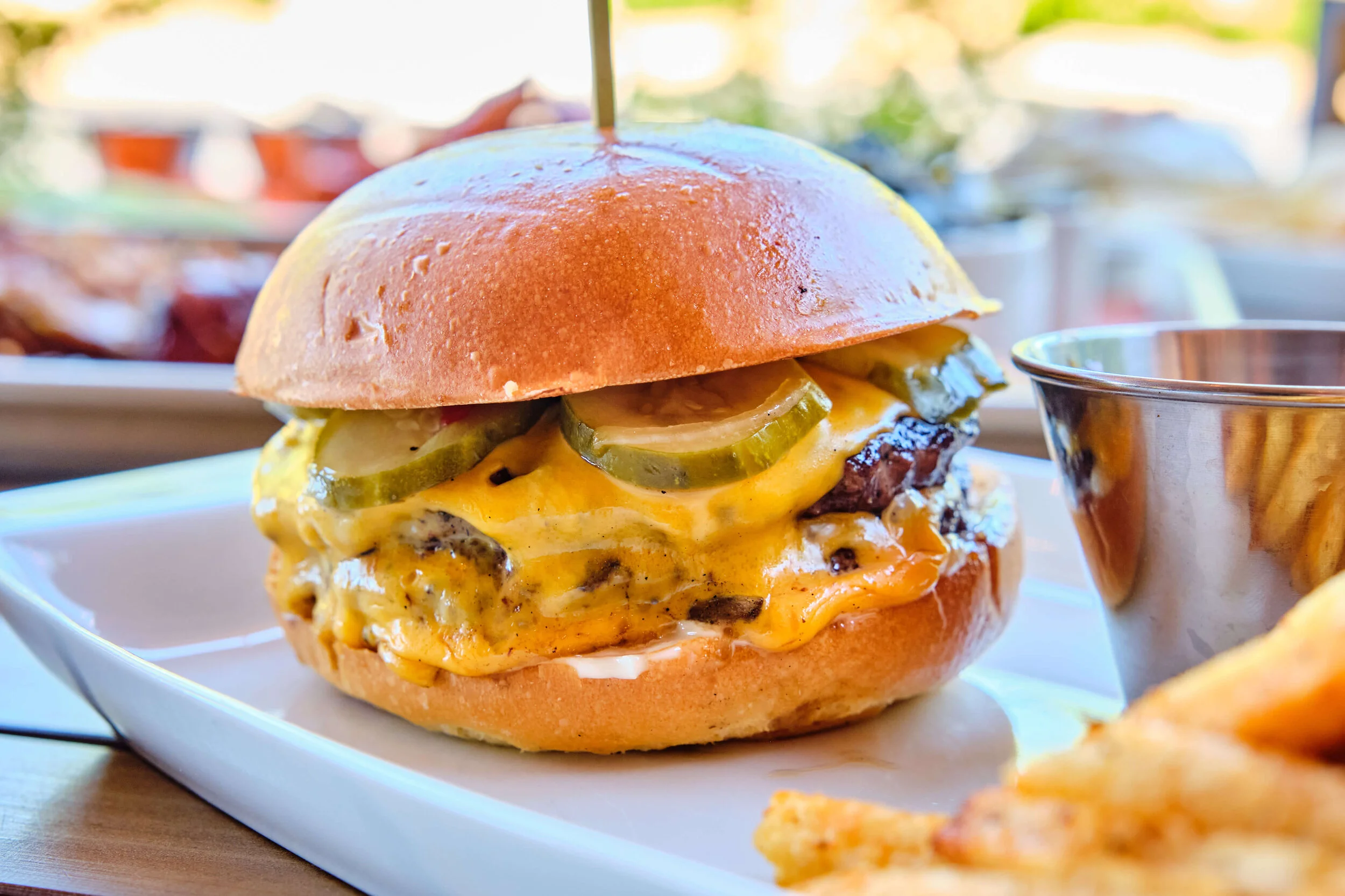 Daily Dish: Loyal Q and Brew’s Wood Flame Burger