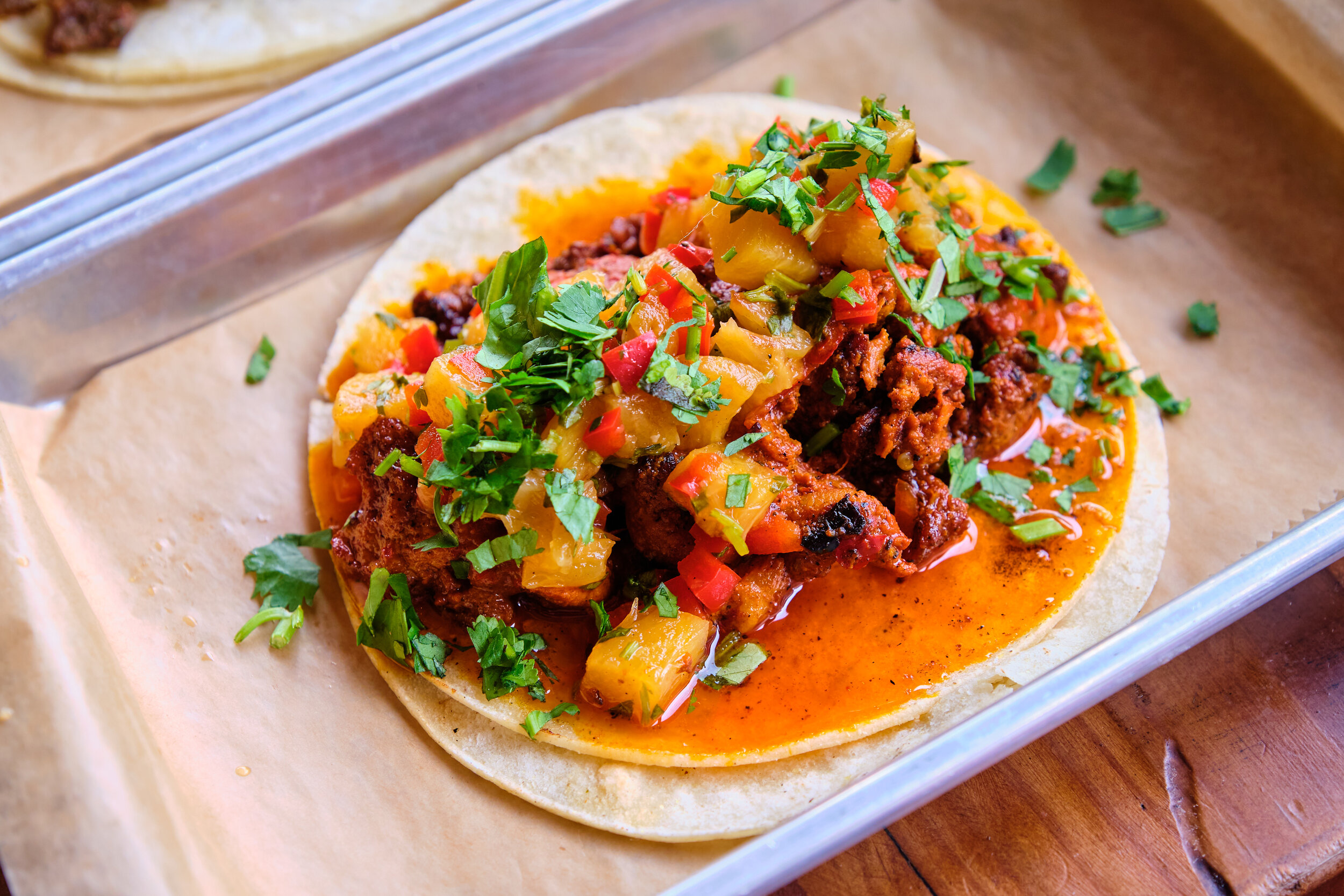 Daily Dish: Lazy Llama Cantina’s Al Pastor Taco