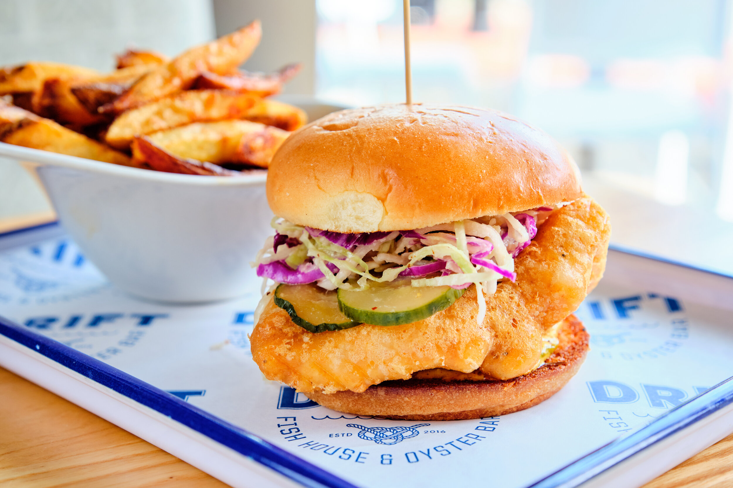 Daily Dish: Drift’s Crispy Fish Sandwich